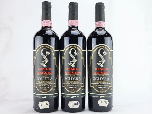 Brunello di Montalcino Case Basse Riserva Gianfranco Soldera 1994  - Asta ALCHIMIA - Vini Pregiati e da Collezione - Associazione Nazionale - Case d'Asta italiane