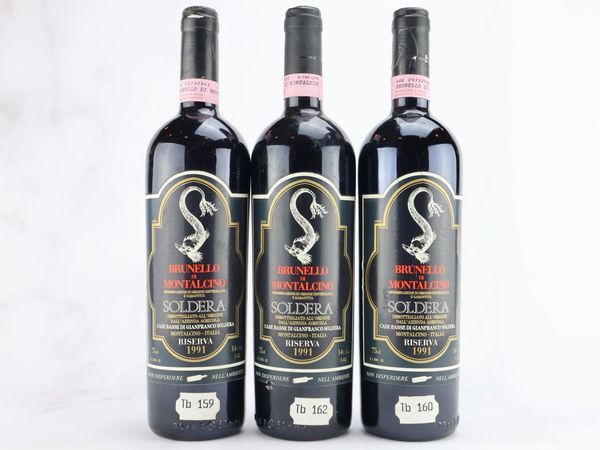 Brunello di Montalcino Case Basse Riserva Gianfranco Soldera 1991  - Asta ALCHIMIA - Vini Pregiati e da Collezione - Associazione Nazionale - Case d'Asta italiane