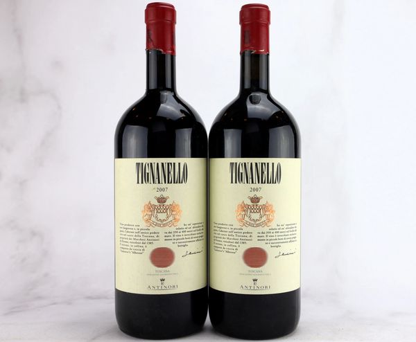 Tignanello Antinori 2007  - Asta ALCHIMIA - Vini Pregiati e da Collezione - Associazione Nazionale - Case d'Asta italiane