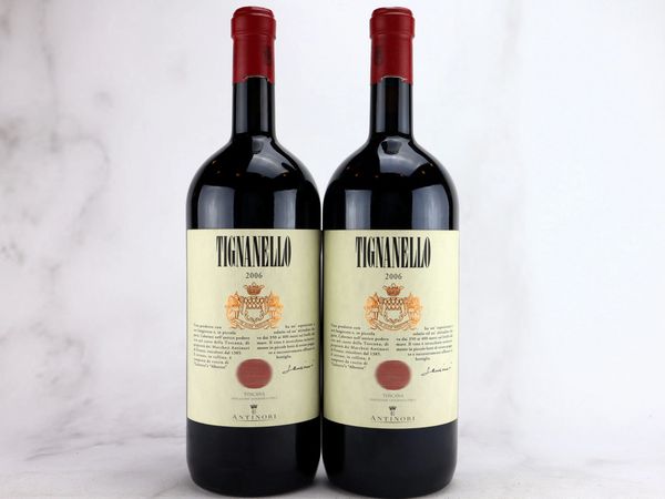 Tignanello Antinori 2006  - Asta ALCHIMIA - Vini Pregiati e da Collezione - Associazione Nazionale - Case d'Asta italiane