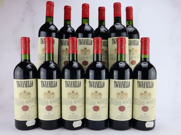 Tignanello Antinori 1995  - Asta ALCHIMIA - Vini Pregiati e da Collezione - Associazione Nazionale - Case d'Asta italiane