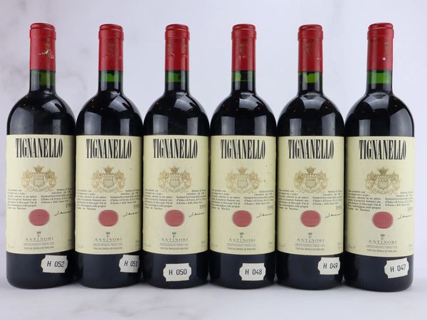 Tignanello Antinori 1991  - Asta ALCHIMIA - Vini Pregiati e da Collezione - Associazione Nazionale - Case d'Asta italiane