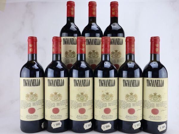 Tignanello Antinori 1986  - Asta ALCHIMIA - Vini Pregiati e da Collezione - Associazione Nazionale - Case d'Asta italiane