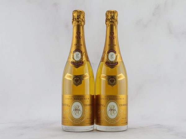 Cristal Louis Roederer 1996  - Asta ALCHIMIA - Vini Pregiati e da Collezione - Associazione Nazionale - Case d'Asta italiane