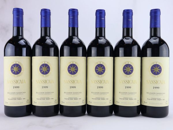 Sassicaia Tenuta San Guido 1999  - Asta ALCHIMIA - Vini Pregiati e da Collezione - Associazione Nazionale - Case d'Asta italiane