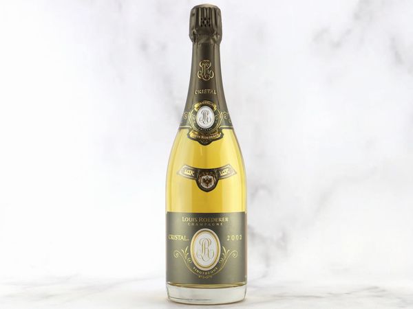 Cristal Vinothèque Louis Roederer 2002  - Asta ALCHIMIA - Vini Pregiati e da Collezione - Associazione Nazionale - Case d'Asta italiane