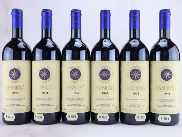 Sassicaia Tenuta San Guido 1994  - Asta ALCHIMIA - Vini Pregiati e da Collezione - Associazione Nazionale - Case d'Asta italiane