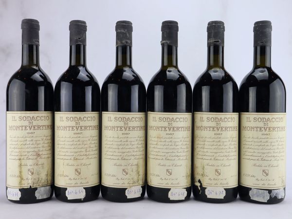 Il Sodaccio Montevertine 1987  - Asta ALCHIMIA - Vini Pregiati e da Collezione - Associazione Nazionale - Case d'Asta italiane