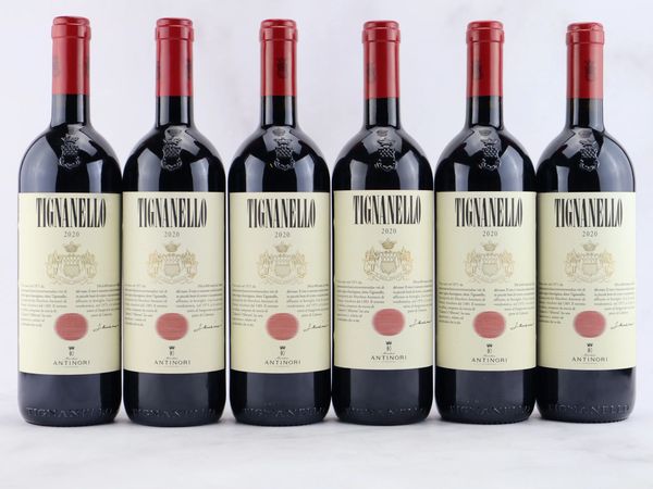 Tignanello Antinori 2020  - Asta ALCHIMIA - Vini Pregiati e da Collezione - Associazione Nazionale - Case d'Asta italiane