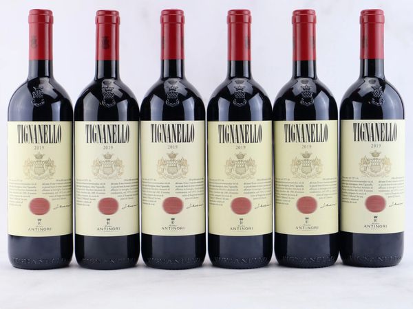 Tignanello Antinori 2019  - Asta ALCHIMIA - Vini Pregiati e da Collezione - Associazione Nazionale - Case d'Asta italiane