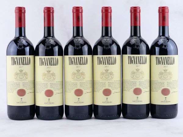 Tignanello Antinori 2017  - Asta ALCHIMIA - Vini Pregiati e da Collezione - Associazione Nazionale - Case d'Asta italiane