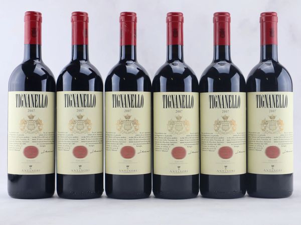 Tignanello Antinori 2007  - Asta ALCHIMIA - Vini Pregiati e da Collezione - Associazione Nazionale - Case d'Asta italiane