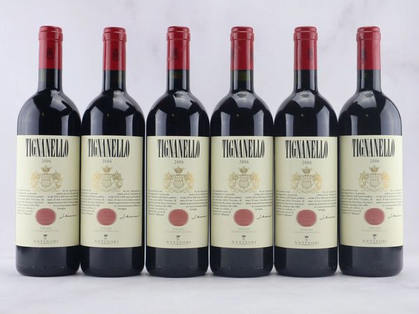 Tignanello Antinori 2006  - Asta ALCHIMIA - Vini Pregiati e da Collezione - Associazione Nazionale - Case d'Asta italiane