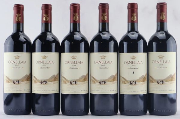 Ornellaia Vendemmia d'Artista 2013  - Asta ALCHIMIA - Vini Pregiati e da Collezione - Associazione Nazionale - Case d'Asta italiane