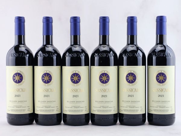 Sassicaia Tenuta San Guido 2021  - Asta ALCHIMIA - Vini Pregiati e da Collezione - Associazione Nazionale - Case d'Asta italiane