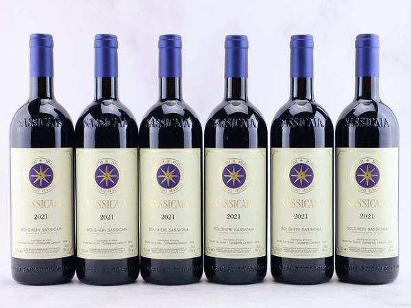 Sassicaia Tenuta San Guido 2021  - Asta ALCHIMIA - Vini Pregiati e da Collezione - Associazione Nazionale - Case d'Asta italiane