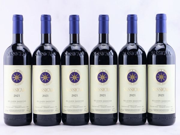 Sassicaia Tenuta San Guido 2021  - Asta ALCHIMIA - Vini Pregiati e da Collezione - Associazione Nazionale - Case d'Asta italiane