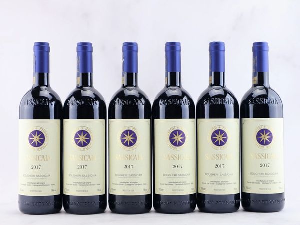 Sassicaia Tenuta San Guido 2017  - Asta ALCHIMIA - Vini Pregiati e da Collezione - Associazione Nazionale - Case d'Asta italiane