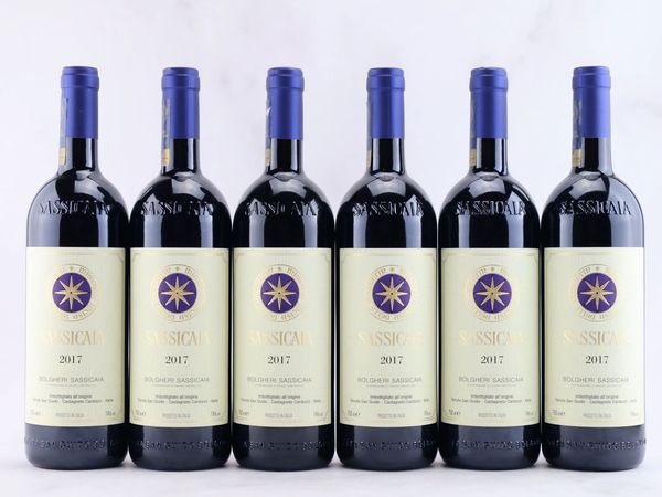 Sassicaia Tenuta San Guido 2017  - Asta ALCHIMIA - Vini Pregiati e da Collezione - Associazione Nazionale - Case d'Asta italiane