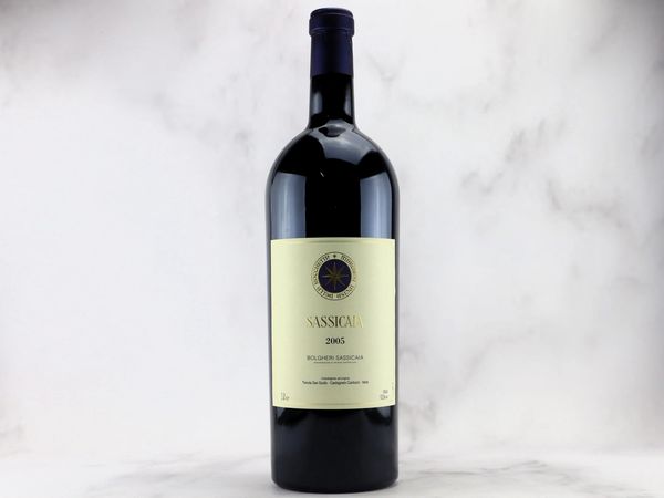 Sassicaia Tenuta San Guido 2005  - Asta ALCHIMIA - Vini Pregiati e da Collezione - Associazione Nazionale - Case d'Asta italiane