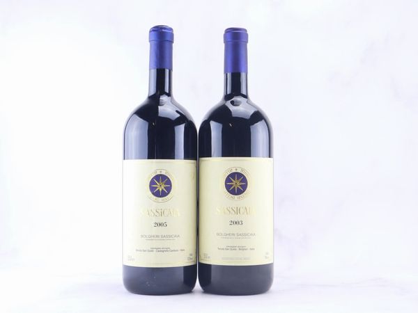 Sassicaia Tenuta San Guido  - Asta ALCHIMIA - Vini Pregiati e da Collezione - Associazione Nazionale - Case d'Asta italiane