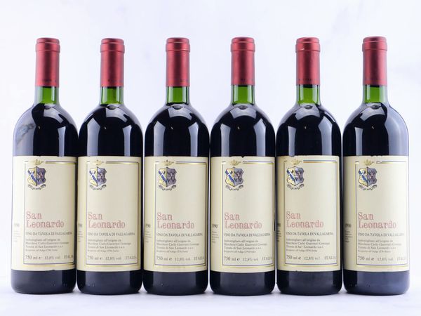 San Leonardo Tenuta San Leonardo 1990  - Asta ALCHIMIA - Vini Pregiati e da Collezione - Associazione Nazionale - Case d'Asta italiane