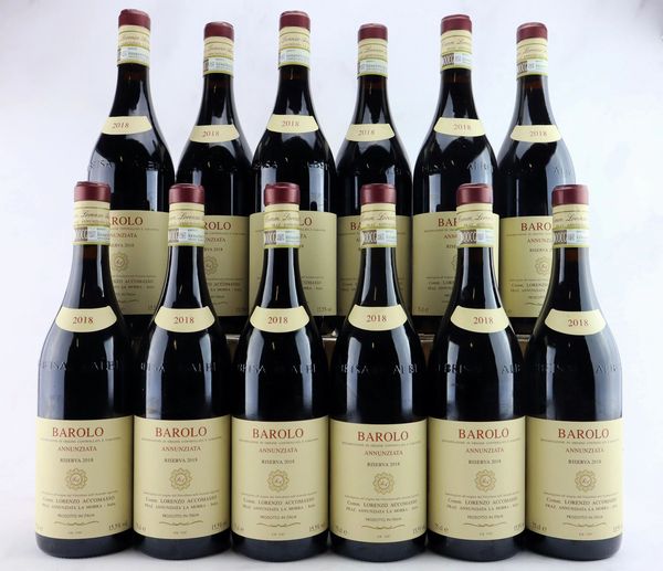 Barolo Riserva Annunziata Lorenzo Accomasso 2018  - Asta ALCHIMIA - Vini Pregiati e da Collezione - Associazione Nazionale - Case d'Asta italiane