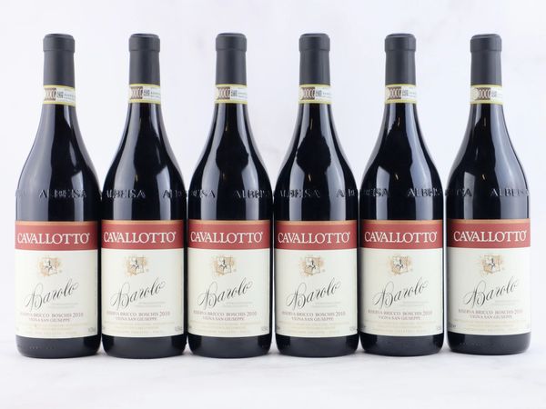 Barolo Riserva Bricco Boschis Vigna San Giuseppe Cavallotto 2010  - Asta ALCHIMIA - Vini Pregiati e da Collezione - Associazione Nazionale - Case d'Asta italiane