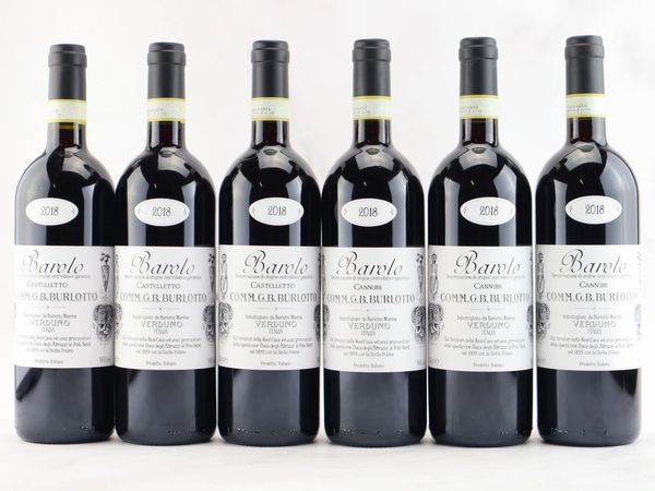 Selezione Barolo G. B. Burlotto 2018  - Asta ALCHIMIA - Vini Pregiati e da Collezione - Associazione Nazionale - Case d'Asta italiane