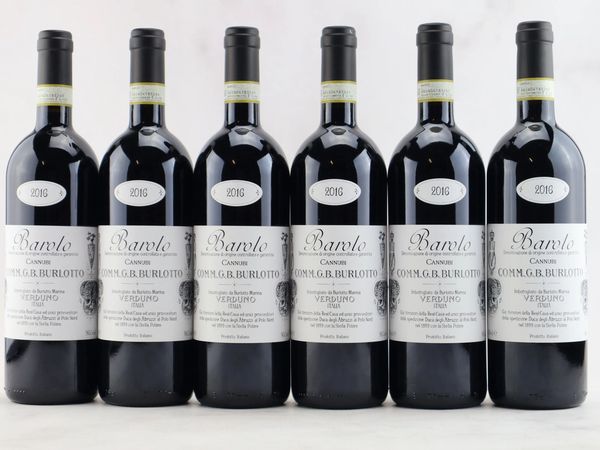 Barolo Cannubi G. B. Burlotto 2016  - Asta ALCHIMIA - Vini Pregiati e da Collezione - Associazione Nazionale - Case d'Asta italiane