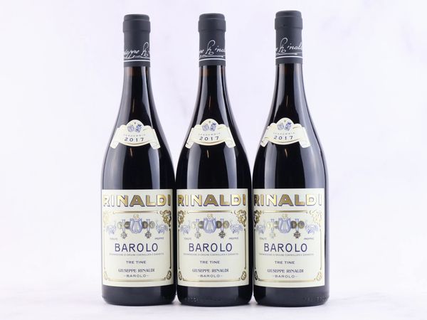 Barolo Tre Tine Giuseppe Rinaldi 2017  - Asta ALCHIMIA - Vini Pregiati e da Collezione - Associazione Nazionale - Case d'Asta italiane