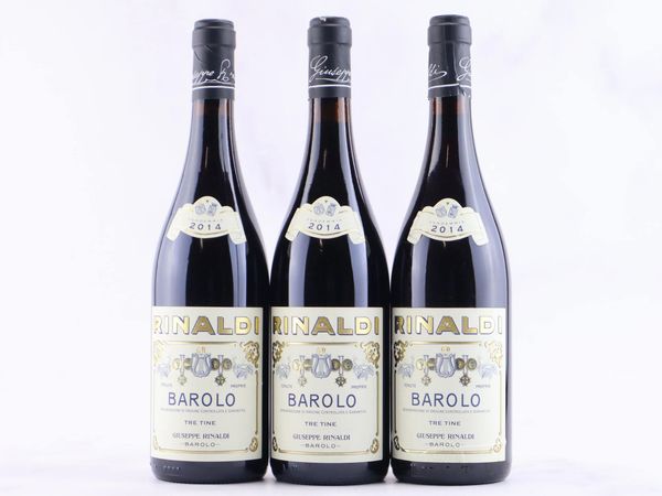 Barolo Tre Tine Giuseppe Rinaldi 2014  - Asta ALCHIMIA - Vini Pregiati e da Collezione - Associazione Nazionale - Case d'Asta italiane