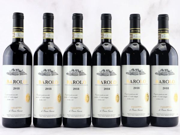 Barolo Etichetta Bianca Bruno Giacosa 2018  - Asta ALCHIMIA - Vini Pregiati e da Collezione - Associazione Nazionale - Case d'Asta italiane