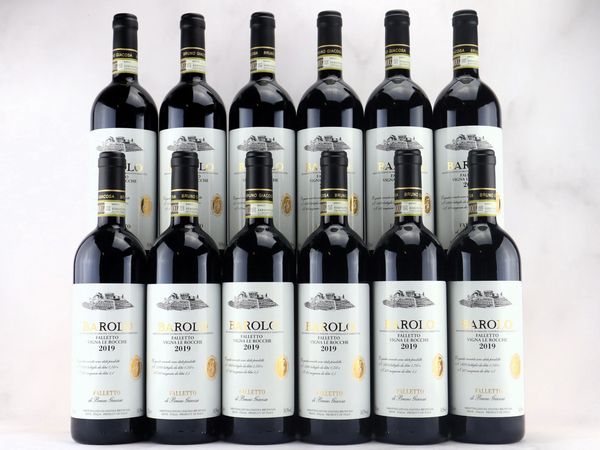 Barolo Falletto Vigna le Rocche Etichetta Bianca Bruno Giacosa 2019  - Asta ALCHIMIA - Vini Pregiati e da Collezione - Associazione Nazionale - Case d'Asta italiane