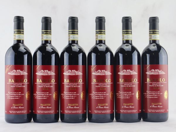 Barolo Falletto Vigna le Rocche Riserva Etichetta Rossa Bruno Giacosa 2016  - Asta ALCHIMIA - Vini Pregiati e da Collezione - Associazione Nazionale - Case d'Asta italiane