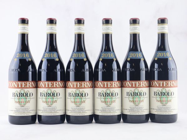 Barolo Cerretta Giacomo Conterno 2016  - Asta ALCHIMIA - Vini Pregiati e da Collezione - Associazione Nazionale - Case d'Asta italiane