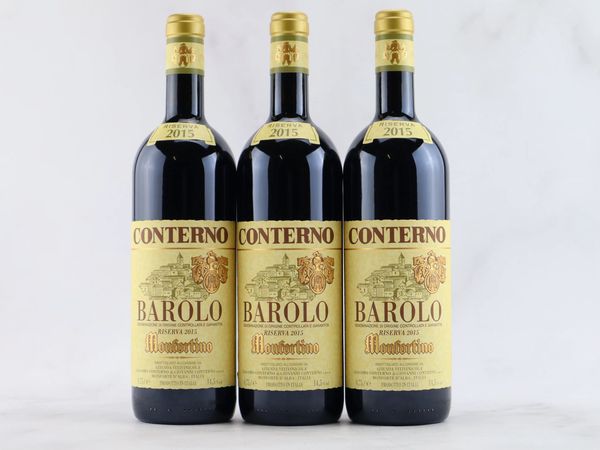 Barolo Monfortino Riserva Giacomo Conterno 2015  - Asta ALCHIMIA - Vini Pregiati e da Collezione - Associazione Nazionale - Case d'Asta italiane