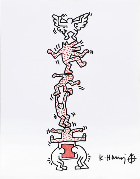 Keith Haring : Untitled  - Asta Arte Contemporanea - Associazione Nazionale - Case d'Asta italiane