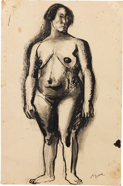 Henry Moore : Standing Nude  - Asta Arte Moderna - Associazione Nazionale - Case d'Asta italiane