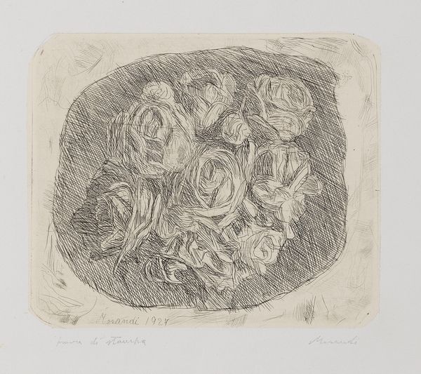 Giorgio Morandi : Natura morta con rose bianche  - Asta Arte Moderna - Associazione Nazionale - Case d'Asta italiane