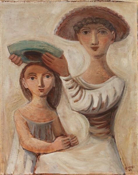 Massimo Campigli : Il cappello verde  - Asta Arte Moderna - Associazione Nazionale - Case d'Asta italiane