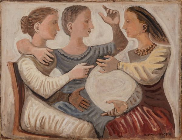 Massimo Campigli : La disputa  - Asta Arte Moderna - Associazione Nazionale - Case d'Asta italiane