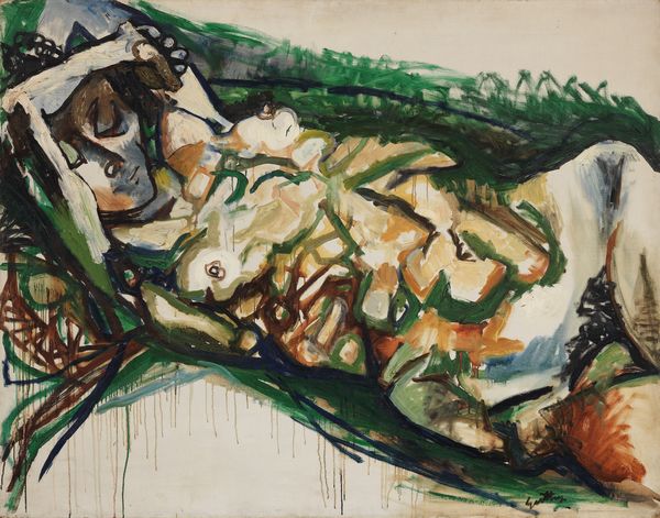 Renato Guttuso : Nudo sdraiato (Torso di donna sdraiata)  - Asta Arte Moderna - Associazione Nazionale - Case d'Asta italiane