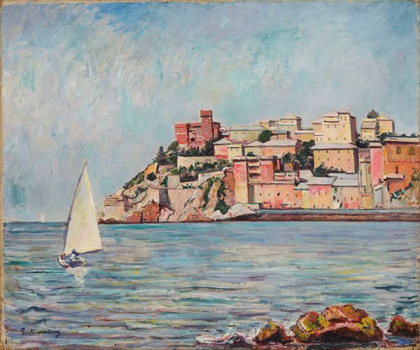 Piero Marussig : Marina Ligure  - Asta Arte Moderna - Associazione Nazionale - Case d'Asta italiane