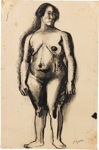 Henry Moore - Standing Nude