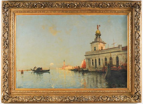 Maurice Bompard : Venezia  - Asta Dipinti del XIX e XX secolo - Associazione Nazionale - Case d'Asta italiane