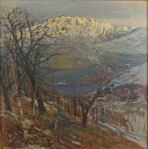 M.D. De Bernardi, 1920 Paesaggio montano con mago  - Asta Dipinti del XIX e XX secolo - Associazione Nazionale - Case d'Asta italiane