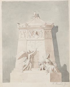 Rinaldo Rinaldi - Studio per monumento funerario