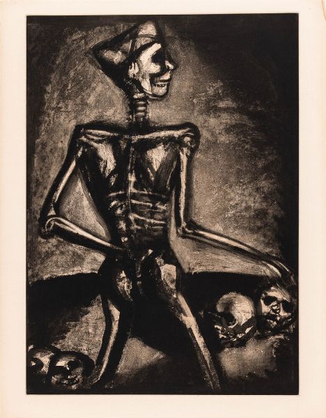 GEORGES ROUAULT : Homo Homini Lupus  - Asta Arte M&C - Under 2K - Associazione Nazionale - Case d'Asta italiane