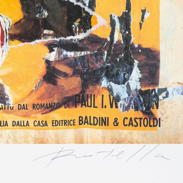 MIMMO ROTELLA : I comanceros  - Asta Arte M&C - Under 2K - Associazione Nazionale - Case d'Asta italiane